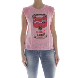 Pepe Jeans růžové tričko Sundy z kolekce Andy Warhol - S (337)